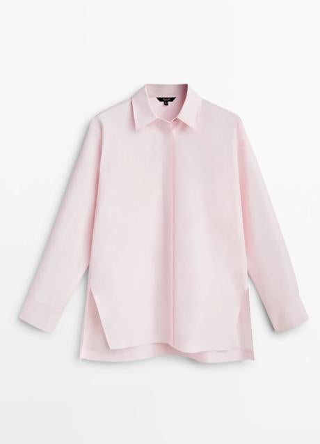 Camisa rosa de Massimo Dutti (59,99 euros)