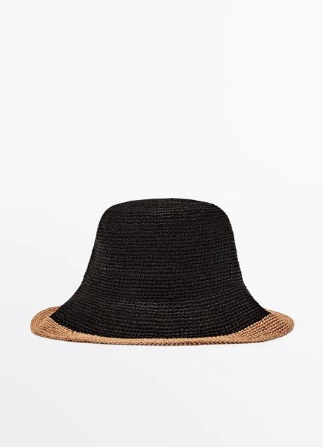 Sombrero de rafia de Massimo Dutti (79,95 euros)