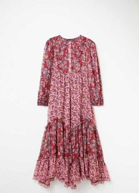 Vestido estampado de Sfera (49,99 euros)