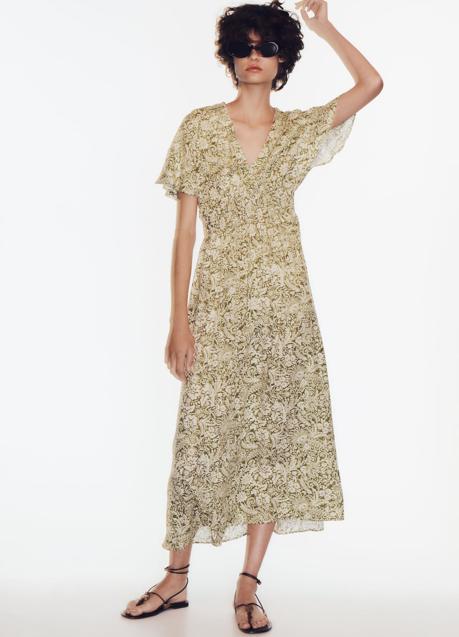 Vestido estampado de Zara (39,99 euros)