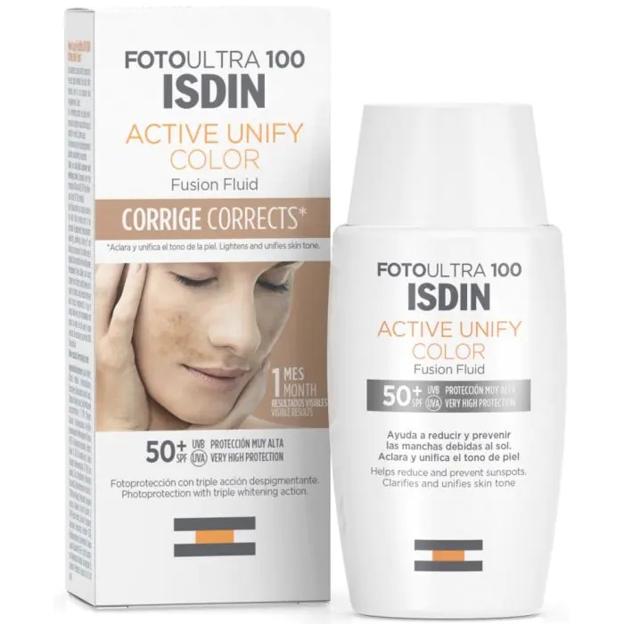 Ultra Active Unify Color Fluido Corrector Manchas SPF100 de ISDIN.