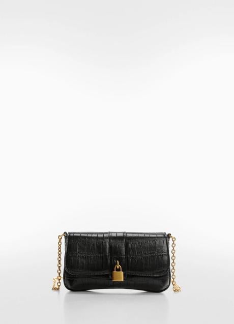 Bolso negro de Mango (22,99 euros)