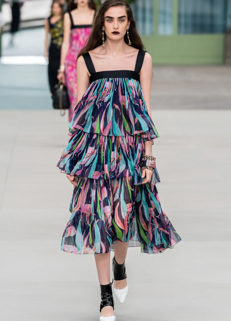 El vestido de Chanel de la colección Resort 2020. / SPOTLIGHT LAUNCHMETRICS