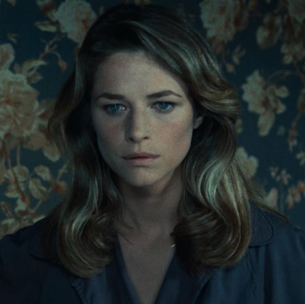 Charlotte Rampling en la película de 1975 La chair de l'orchidee. 