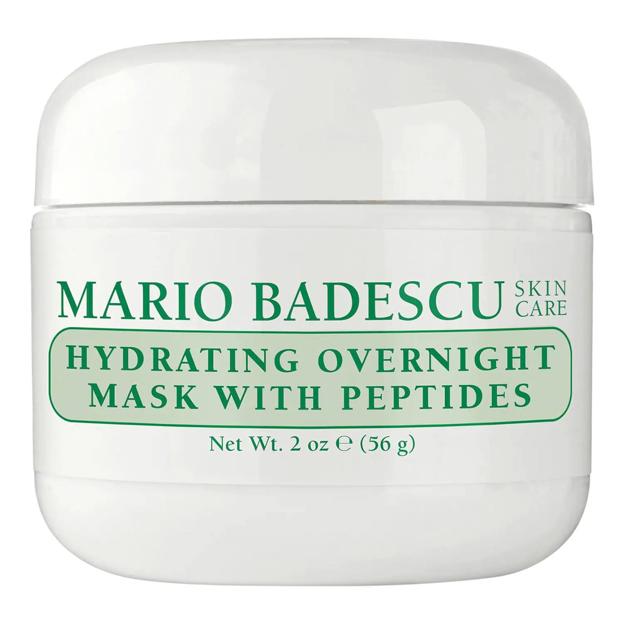 Hydrating Overnight Mask with Peptides de Mario Badescu. Precio: 29,99 euros