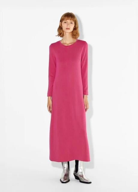 Vestido rosa fucsia de Parfois (29,99 euros)