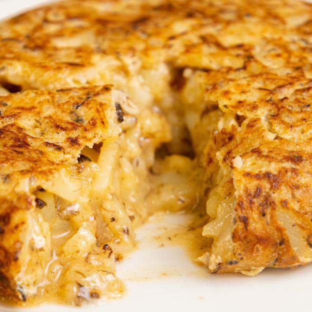 La tortilla de patatas de La Bientirada.