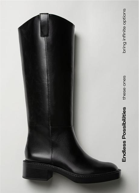 Botas altas de Stradivarius (45,99 euros)