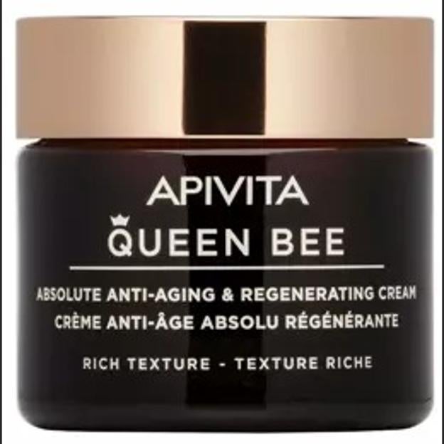 Apivita Queen Bee Crema de Día Textura Rica.