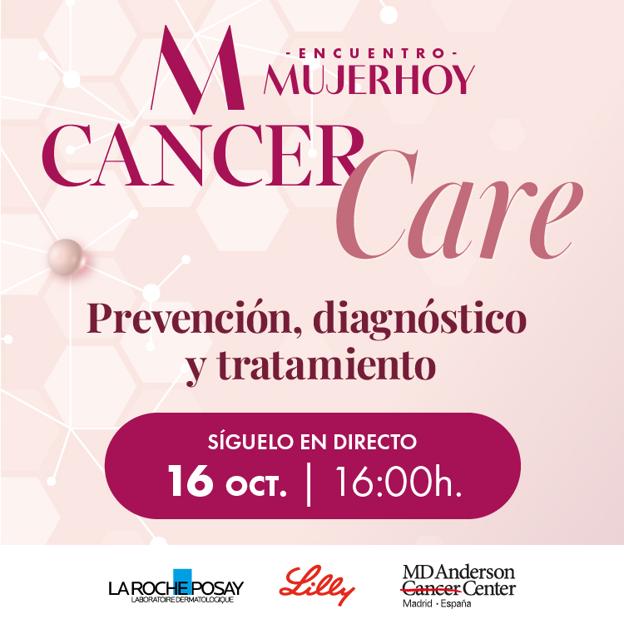 El encuentro Mujerhoy Cancer Care se celebra hoy, a las 16.30 horas.