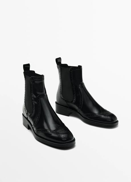 Botines negros de Massimo Dutti (139 euros)