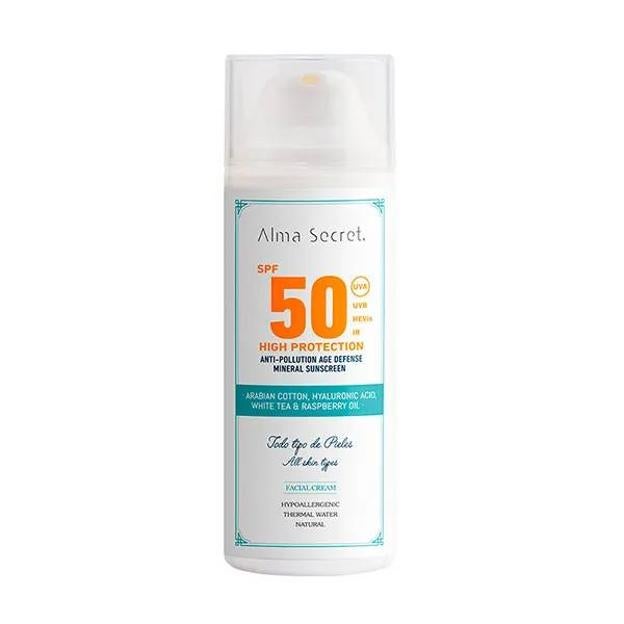 Anti-Pollution Face Mineral Sunscreen Spf50 de Alma Secret