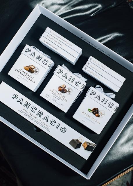 La caja exclusiva de Chocolates Pancracio x Tamara Falcó, seleccionada por la Marquesa de Griñón. / Pancracio