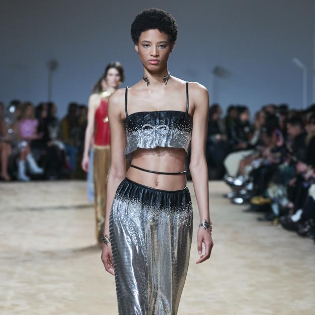 Imagen de pasarela de Paco Rabanne.