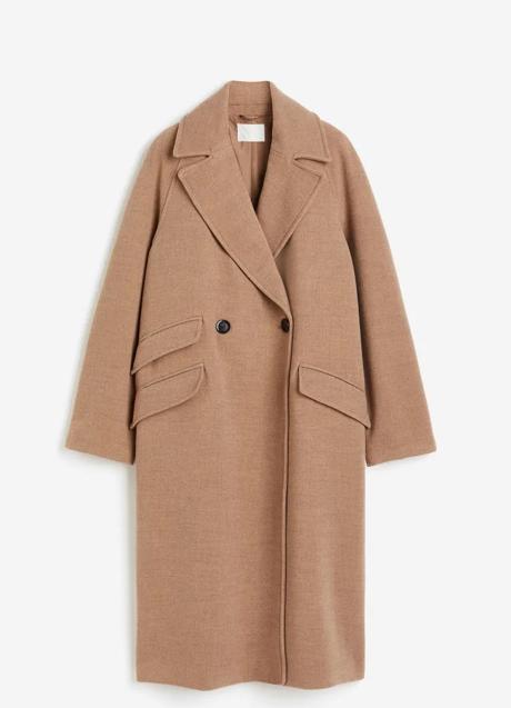 Abrigo oversize de H&M (69,99 euros)