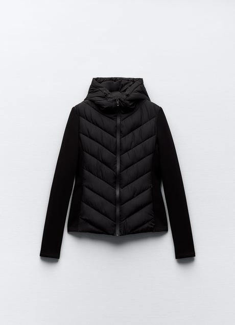 Cazadora acolchada de Zara (35,99 euros)