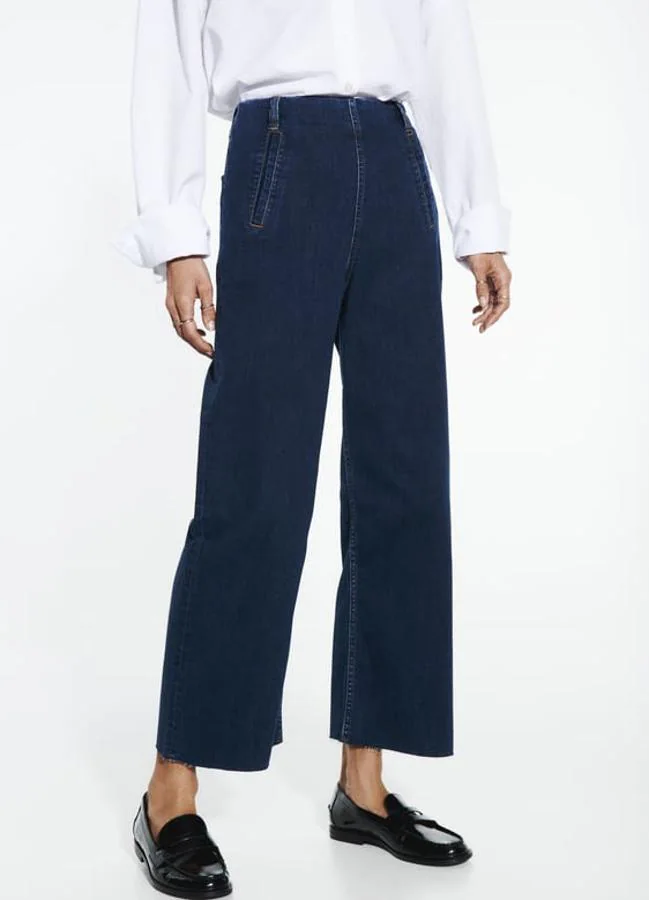 Los pantalones culotte de Zara efecto vientre plano
