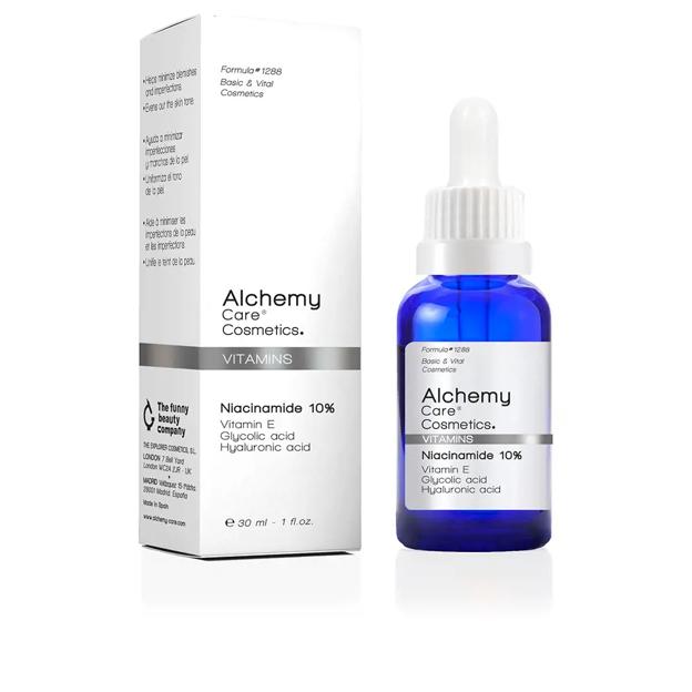 Alchemy Care Cosmetics Vitamins Niacinamide 10% Serum.