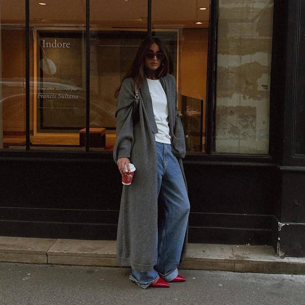 Cárdigans largos para ir cómoda y abrigada todos los días de la semana