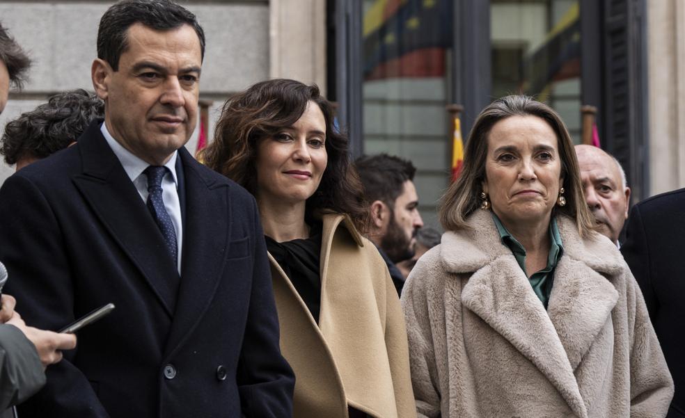 Isabel Díaz Ayuso da una lección de estilo el día de la Constitución con una capa cortita estilo Letizia y su falda favorita