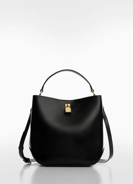 Bolso negro de Mango (39,99 euros)