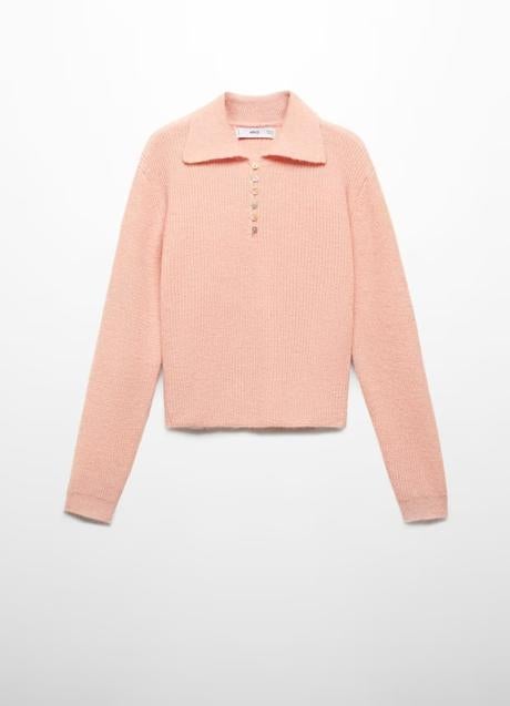 Jersey rosa de Mango (29,99 euros)