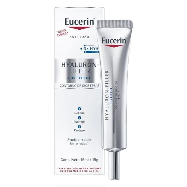 Hyaluron Filler Contorno de Ojos de Eucerin.