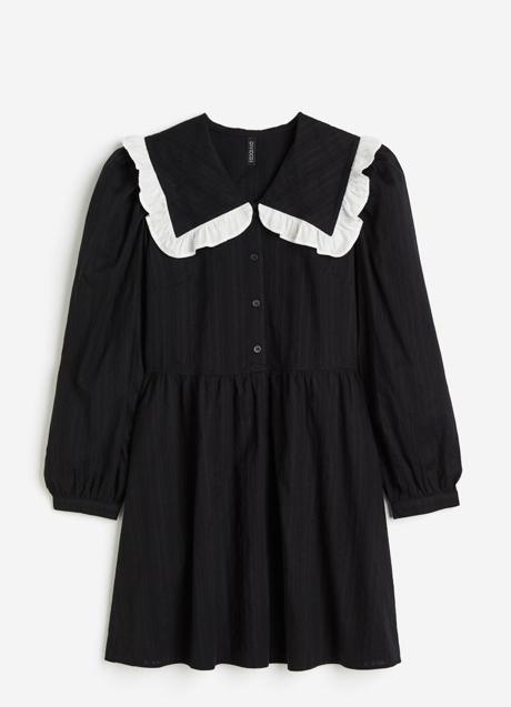 Vestido negro de H&M (25,99 euros)