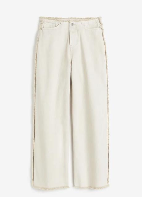 Vaqueros blancos de H&M (39,99 euros)