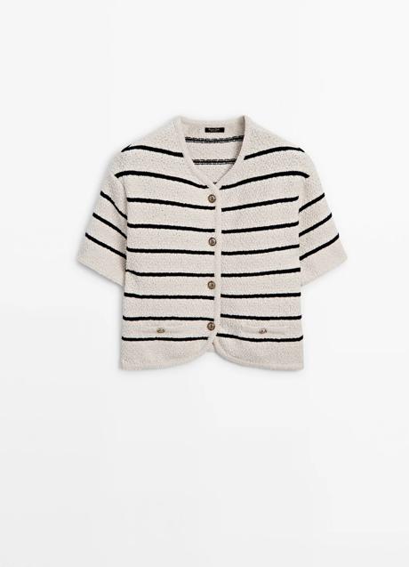 Chaqueta de rayas Massimo Dutti (69,99 euros)