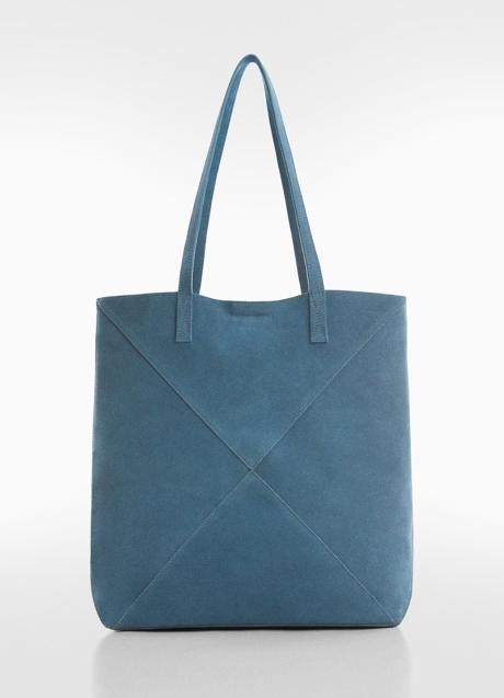 Bolso azul de Mango (49,99 euros)