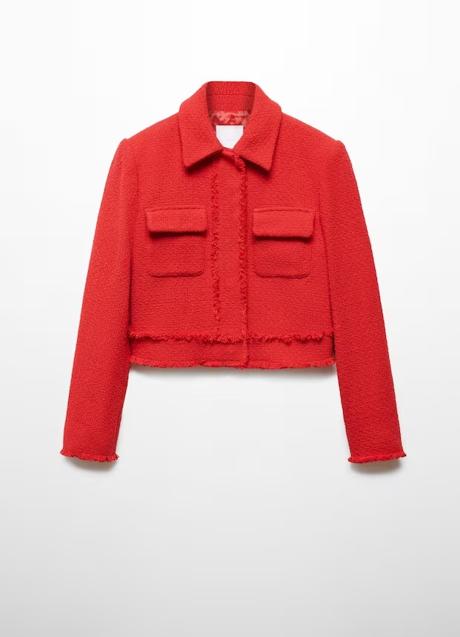 Chaqueta roja de Mango (69,99 euros)