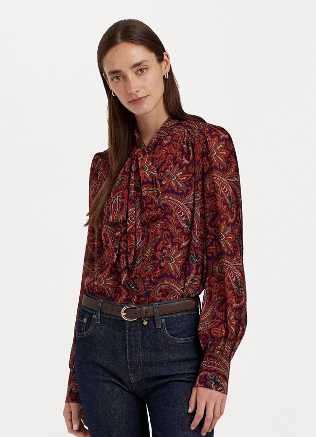 Blusa paisley de Ralph Lauren