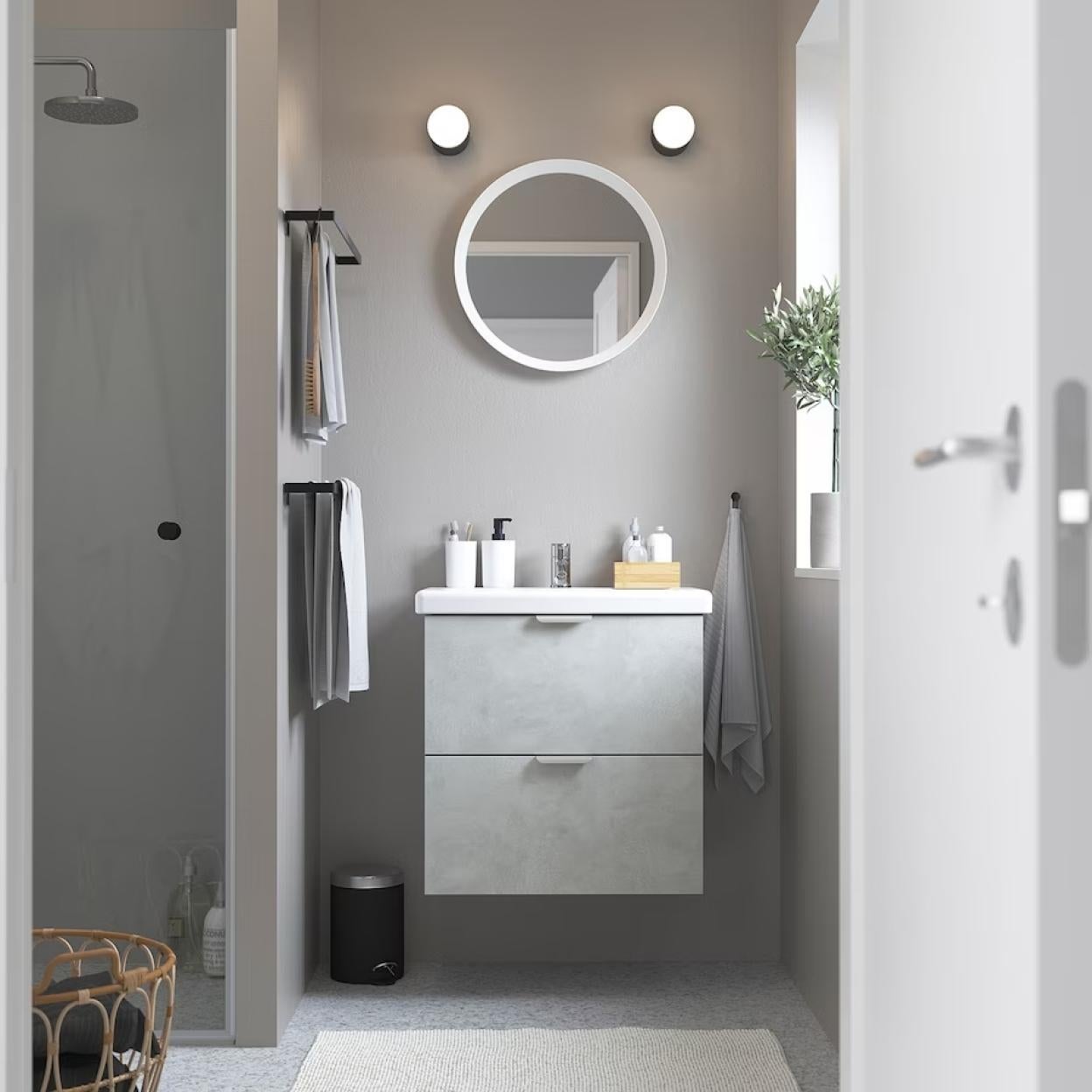 Cómo decorar un baño pequeño/ikea