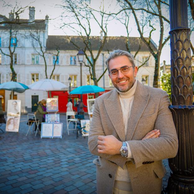 Máximo Huerta en París. 