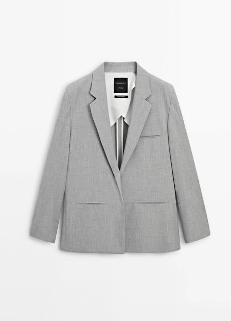 Americana gris de Massimo Dutti (149 euros euros)