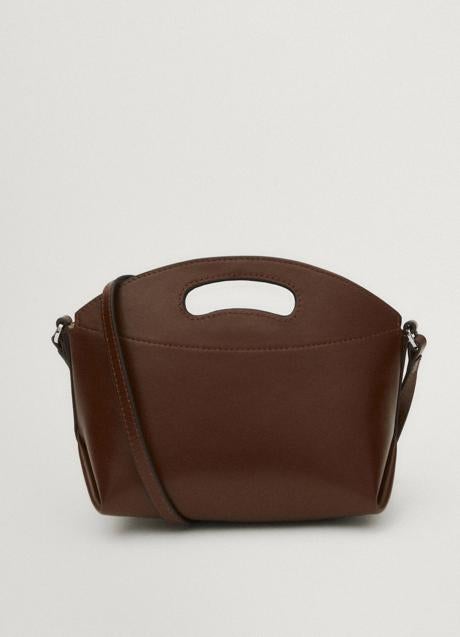 Bolso marrón de Massimo Dutti (79,99 euros)