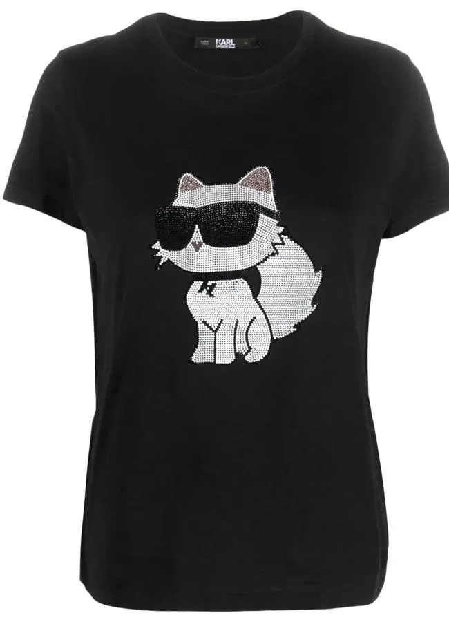 Camiseta de la gata Margot de Karl Lagerfeld, 99 euros.