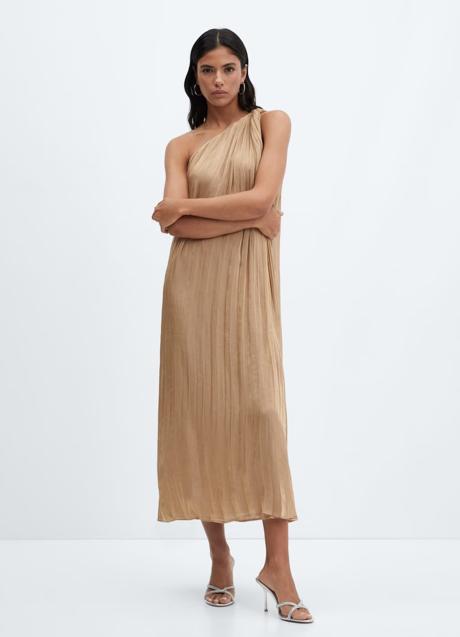 Vestido asimétrico de Mango (59,99 euros)