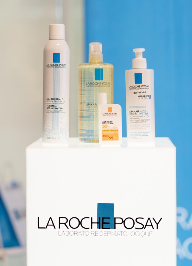 La Roche Posay mostró sus últimas novedades para el cuidado de la piel y obsequió a las asistentes con una crema cicaplast y un gel lipikar. (Helena Sánchez) 