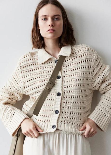 Chaqueta calada de H&M (39,99 euros)