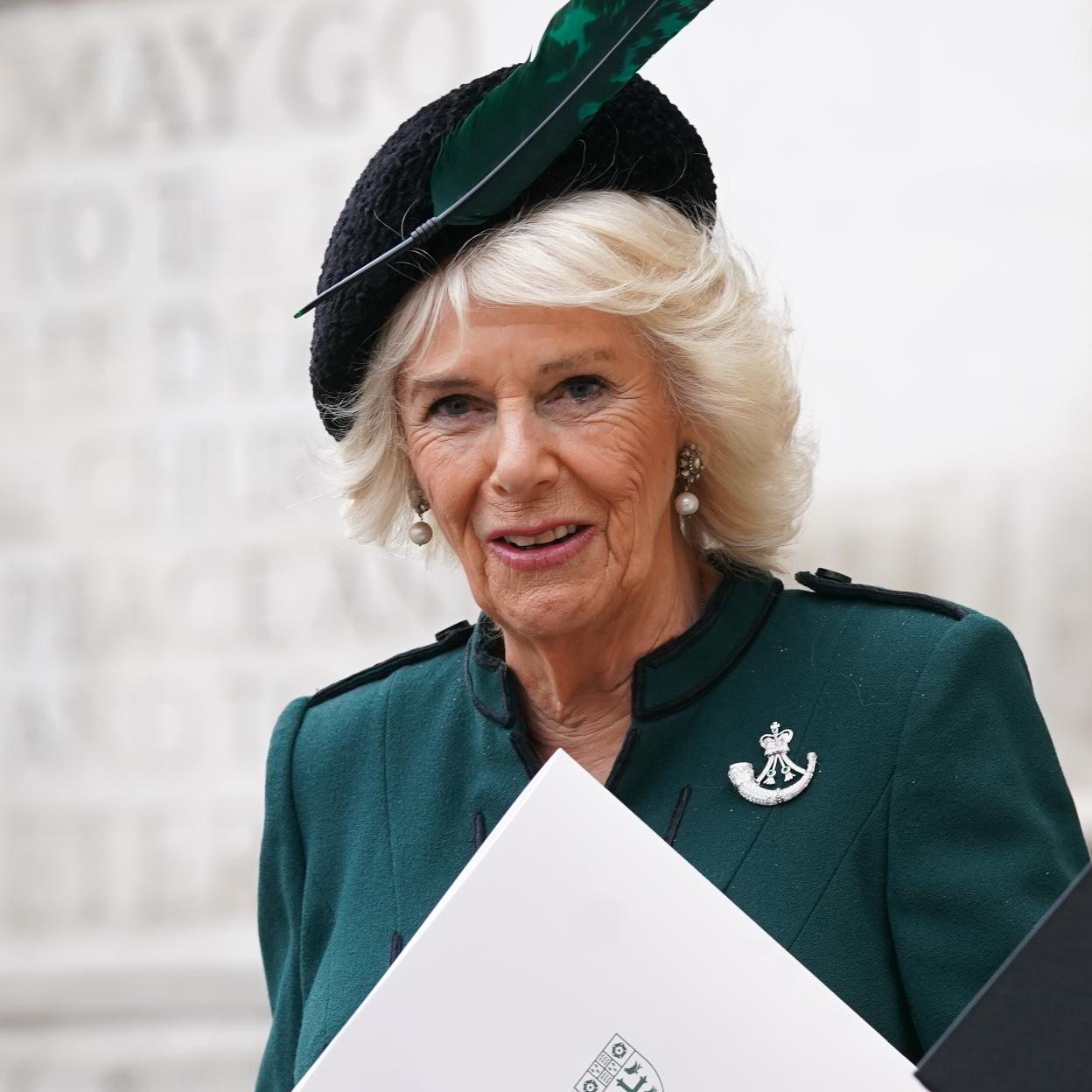 La reina Camilla representará a la corona inglesa en la misa funeral por Constantino de GreciaI. /gtres