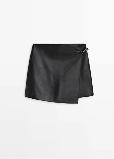 Falda de piel de Massimo Dutti (149 euros)