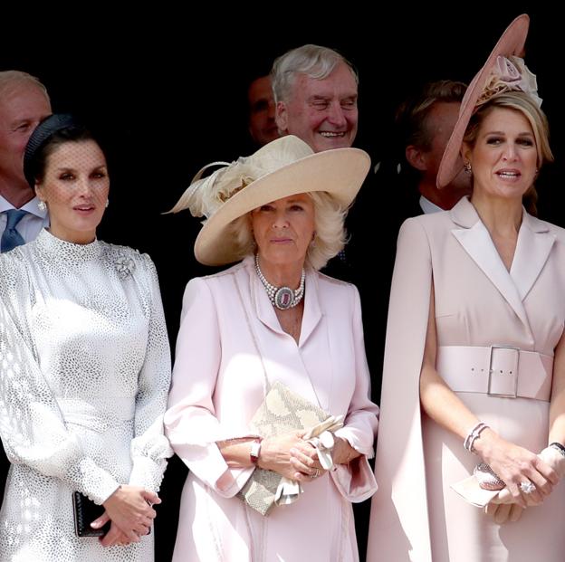 La reina Letizia, Camilla Parker y Máxima de Holanda en 2019