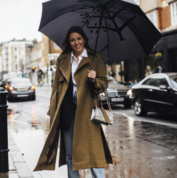 Un look de lluvia del street style.