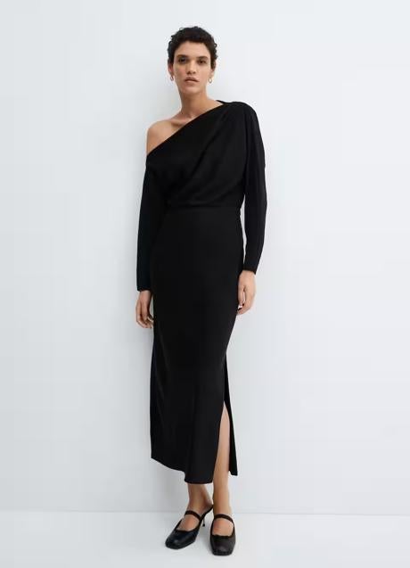 Vestido negro de Mango (49,99 euros)