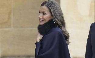 La reina Letizia vuelve a Windsor con un look de lujo silencioso que la convierte en la invitada más elegante de la misa de Constantino de Grecia