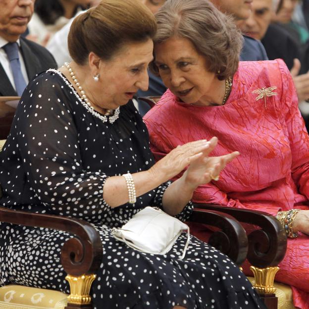 La infanta Margarita siempre ha tenido una gran complicidad con la reina Sofía. 