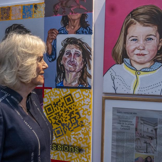 Mercedes Carbonell, la retratista española que ha fascinado a la reina Camilla: «Me encantaría pintar a la princesa Leonor»