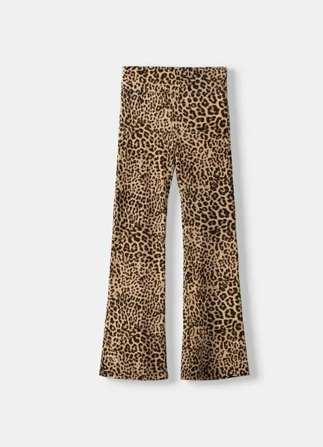 Pantalon leopardo bershka fashion